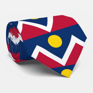 Cravate Drapeau de Denver, Colorado