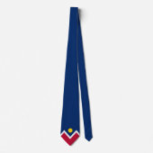 Cravate Drapeau de Denver (Colorado, USA) (Devant)