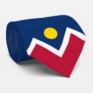 Cravate Drapeau de Denver (Colorado, USA)