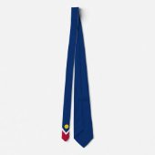 Cravate Drapeau de Denver (Colorado, USA) (Dos)