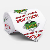Cravate Drapeau de Ferguson, Missouri (Roulé)