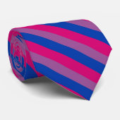 Cravate Drapeau de fierté bisexuelle (Roulé)