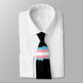 Cravate Drapeau de fierté de transsexuel (Attaché)