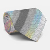 Cravate Drapeau de fierté Demifluid Abstrait Groovy Boho T (Roulé)
