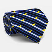 Cravate Drapeau de fierté des sports aquatiques (Roulé)