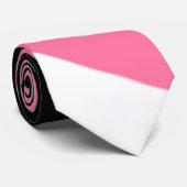 Cravate Drapeau de fierté Genderfluid abstrait en spirale  (Roulé)
