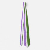 Cravate Drapeau de fierté genderqueer de SlipperyJoe lavan (Dos)