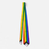 Cravate Drapeau de fierté Progress Pride de SlipperyJoe si (Dos)