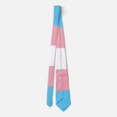 Cravate Drapeau de fierté transgenre (Dos)