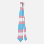 Cravate Drapeau de fierté transgenre de SlipperyJoe divers (Devant)