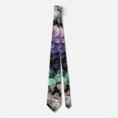 Cravate Drapeau de fierté Uingender Boho Groovy Bulles Écl (Devant)