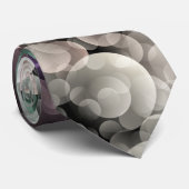 Cravate Drapeau de fierté Uingender Boho Groovy Bulles Écl (Roulé)