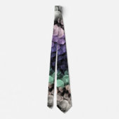 Cravate Drapeau de fierté Uingender Boho Groovy Bulles Écl (Dos)