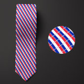 Cravate Drapeau de France Motif