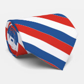 Cravate Drapeau de France personnalisé (Roulé)