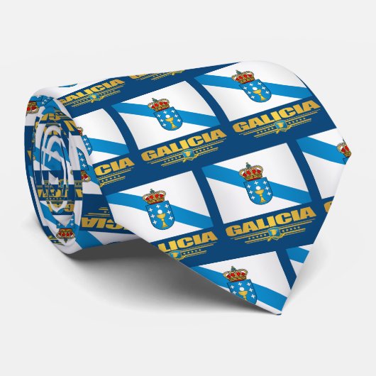 Cravate Drapeau de Galice (Roulé)