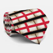 Cravate Drapeau de grunge de l'Angleterre (Roulé)