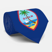 Cravate Drapeau de Guam (Roulé)