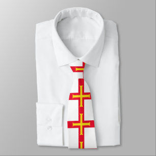 Cravate Drapeau de Guernesey