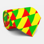 Cravate Drapeau de haute qualité du Congo Brazzaville (Roulé)