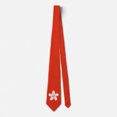 Cravate Drapeau de Hong Kong (Devant)