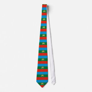 Cravate Drapeau de Karatchaïevo-Tcherkessie