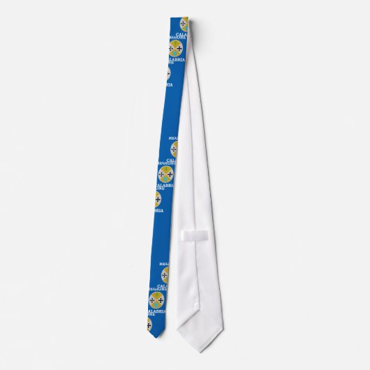 Cravate Drapeau de la Calabre, Italie (Dos)