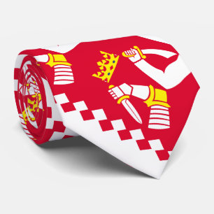 Cravate Drapeau de la Carélie du Nord