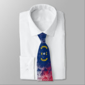 Cravate Drapeau de la Caroline du Nord (Attaché)