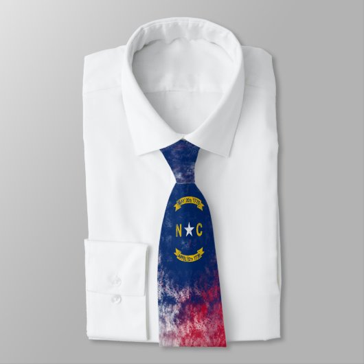 Cravate Drapeau de la Caroline du Nord (Attaché)