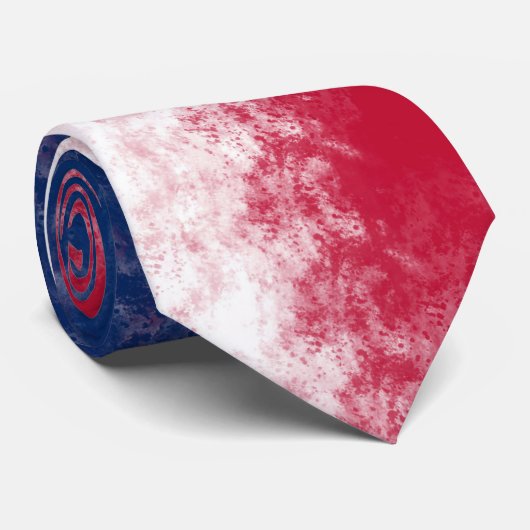 Cravate Drapeau de la Caroline du Nord (Roulé)