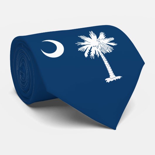 Cravate Drapeau de la Caroline du Sud (Roulé)