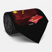 Cravate Drapeau de la Chine (Roulé)