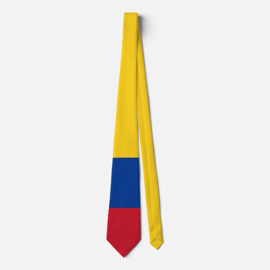 Cravate Drapeau de la Colombie (Devant)