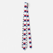 Cravate Drapeau de la Corée du Sud (Devant)