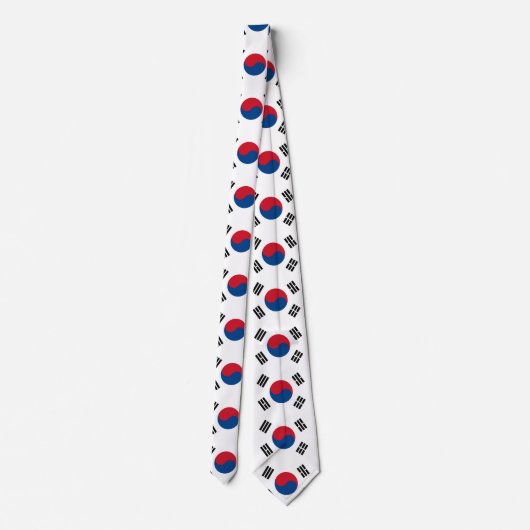 Cravate Drapeau de la Corée du Sud (Dos)