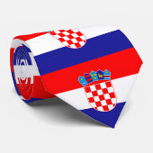 Cravate Drapeau de la Croatie (Roulé)