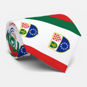 Cravate Drapeau de la Fédération de Bosnie (Roulé)
