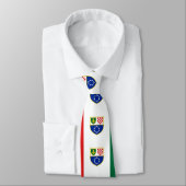 Cravate Drapeau de la Fédération de Bosnie-Herzégovine (Attaché)