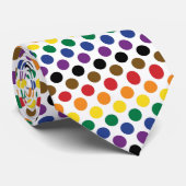 Cravate Drapeau de la Fierté arc-en-ciel de Philadelphie (Roulé)