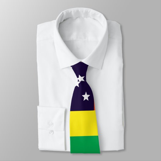 Cravate Drapeau de la fierté arc-en-ciel patriotique améri (Attaché)