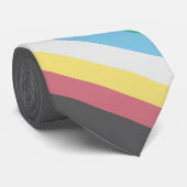 Cravate Drapeau de la Fierté d'invalidité (Roulé)