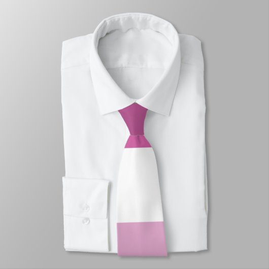 Cravate Drapeau de la fierté lesbienne (Attaché)