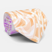 Cravate Drapeau de la fierté Trixic Abstrait Bohème Squigg (Roulé)