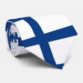 Cravate Drapeau de la Finlande (Roulé)
