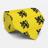 Cravate Drapeau de la Flandre (Belgique) (Roulé)