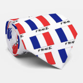 Cravate Drapeau de la France (Roulé)