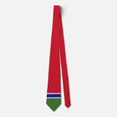 Cravate Drapeau de la Gambie (Devant)