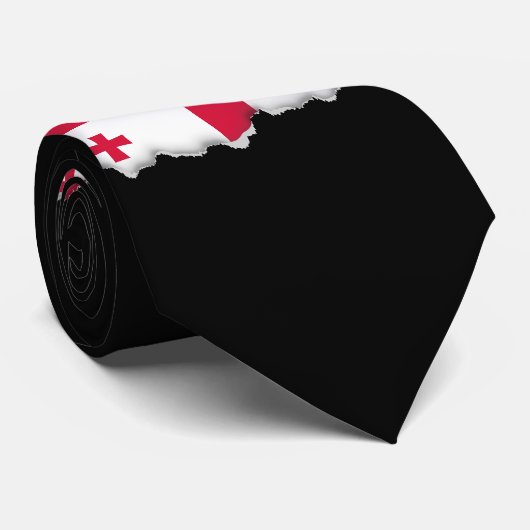 Cravate Drapeau de la Géorgie (Roulé)
