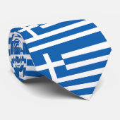 Cravate Drapeau de la Grèce (Roulé)